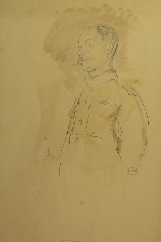Portrait sketch of an officer . . DRA/336